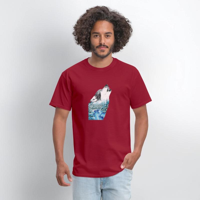 Spirit of Winter Wolf Wild Howling Art Winter Wolf