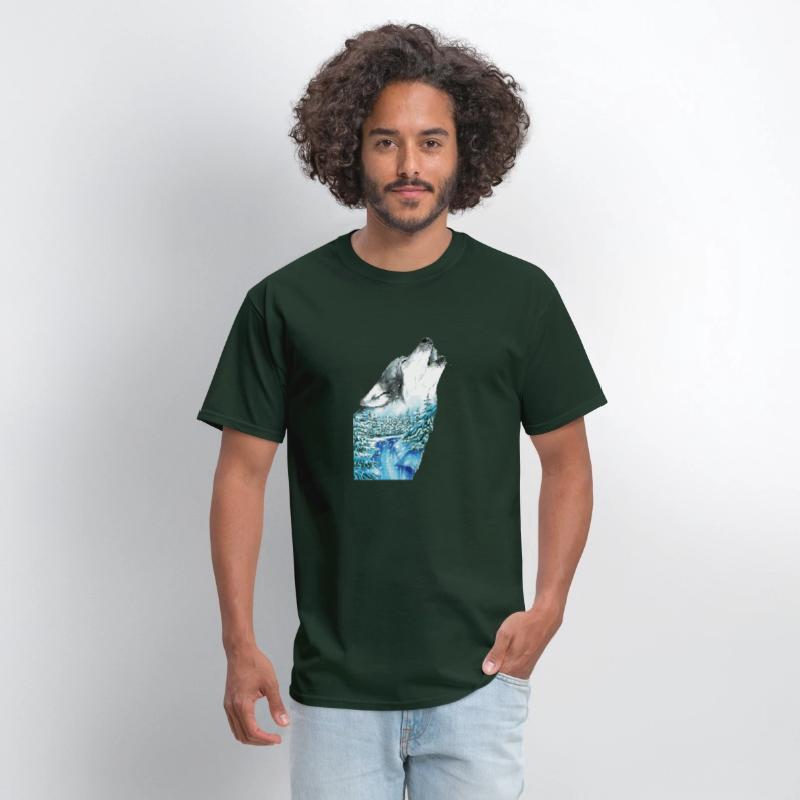 Spirit of Winter Wolf Wild Howling Art Winter Wolf