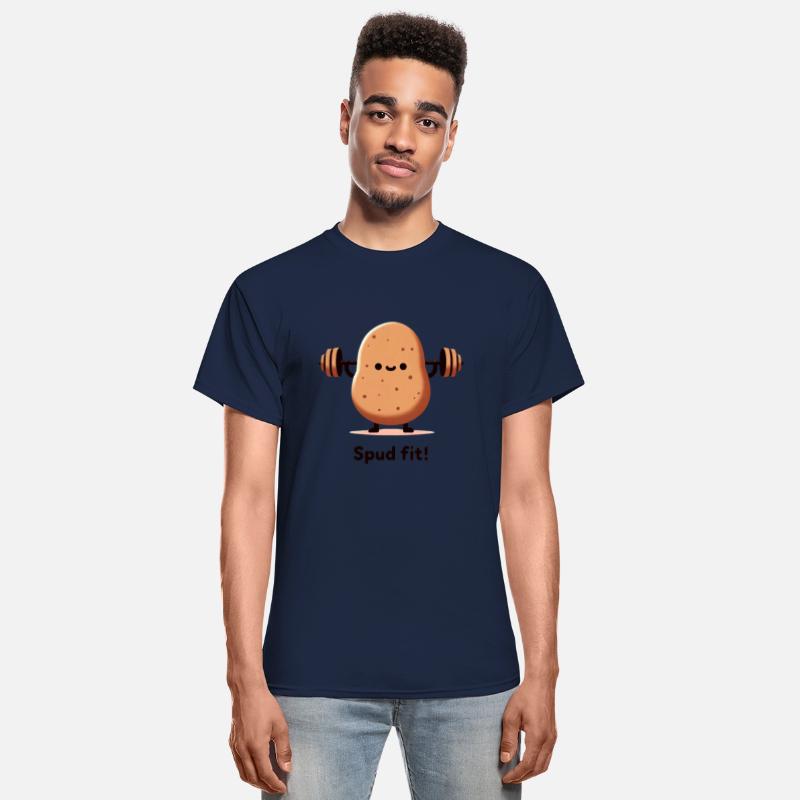 Spud Fit - Funny Potato Lifting Weights Design