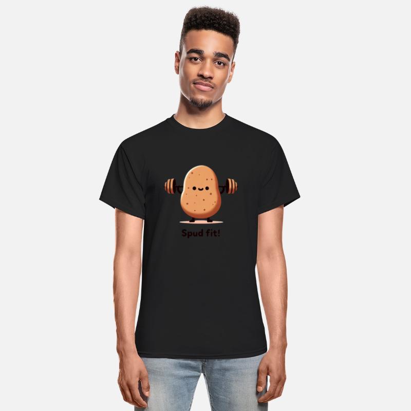 Spud Fit - Funny Potato Lifting Weights Design
