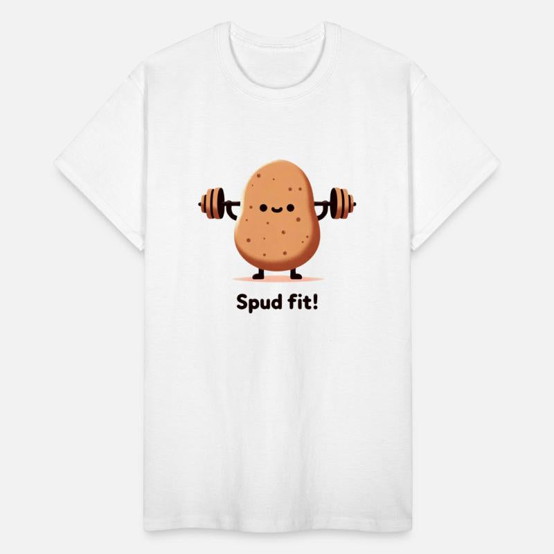 Spud Fit - Funny Potato Lifting Weights Design