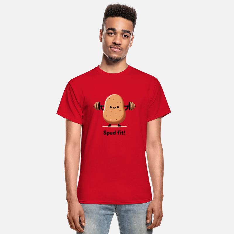 Spud Fit - Funny Potato Lifting Weights Design