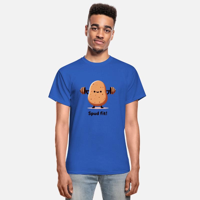 Spud Fit - Funny Potato Lifting Weights Design