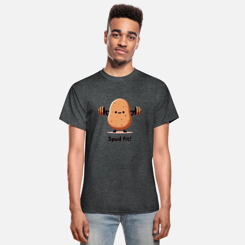Spud Fit - Funny Potato Lifting Weights Design