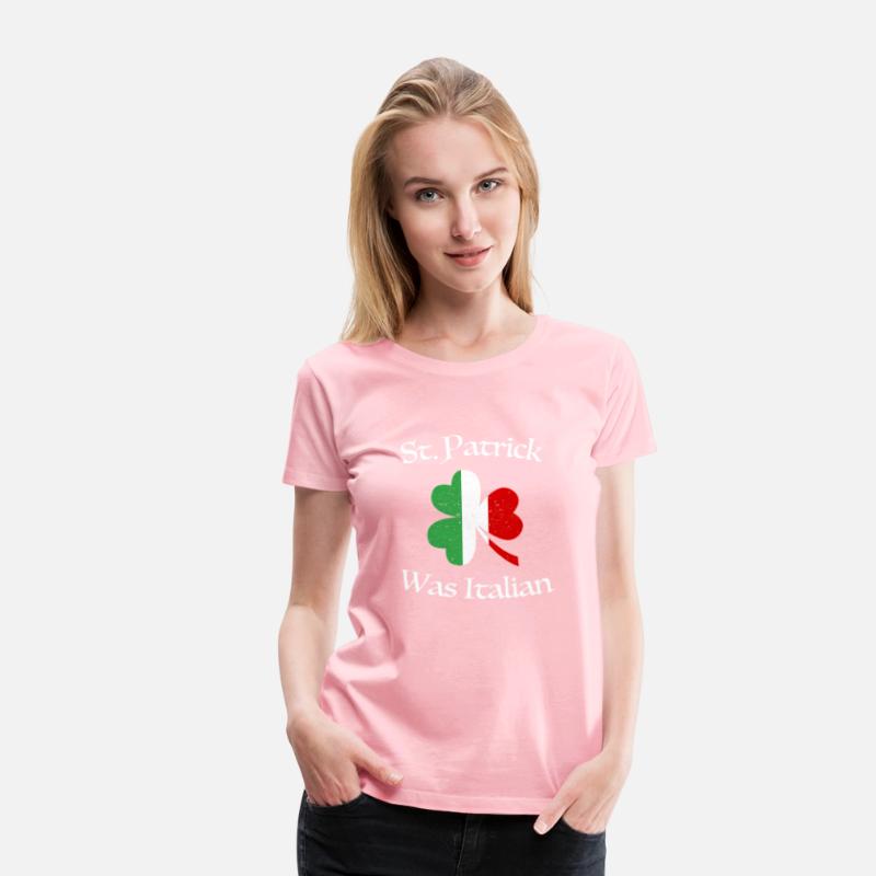 St Patrick Was Italian Shamrock Italy Flag