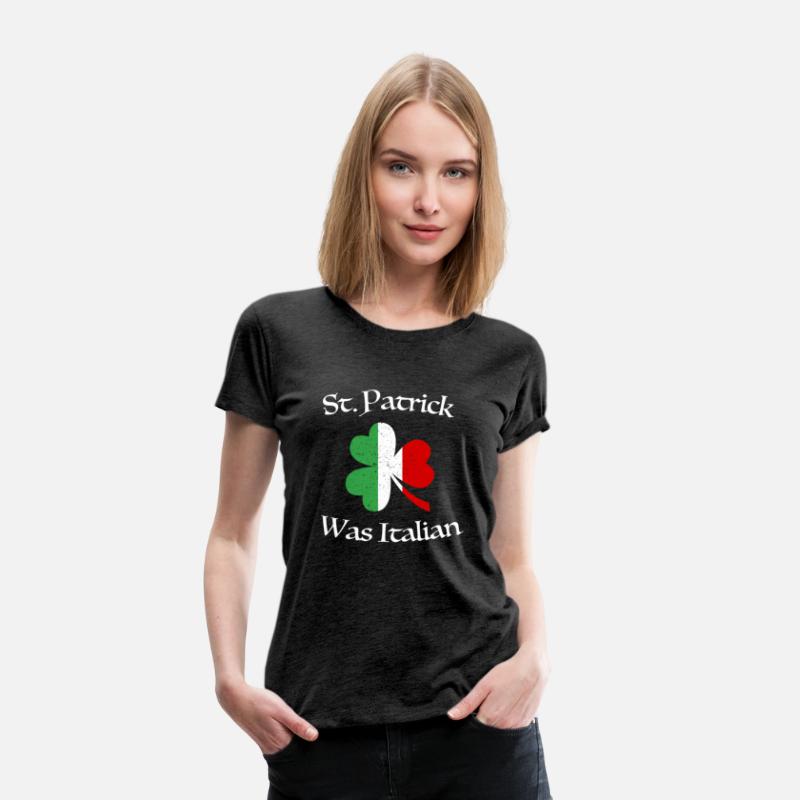 St Patrick Was Italian Shamrock Italy Flag