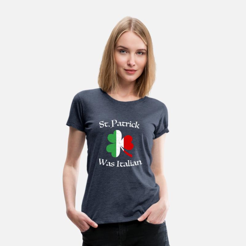 St Patrick Was Italian Shamrock Italy Flag