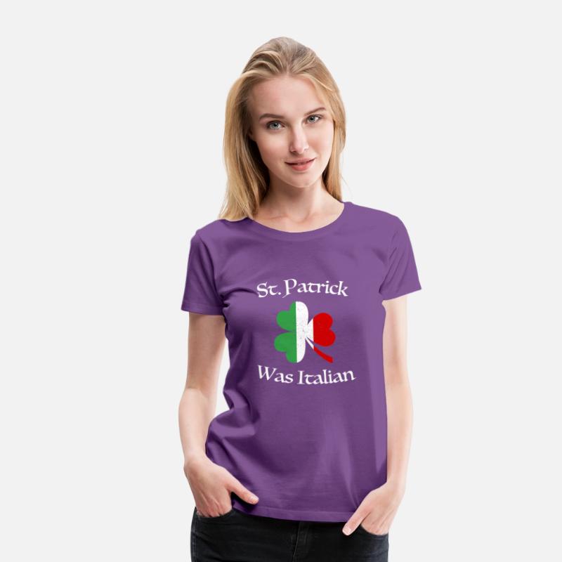 St Patrick Was Italian Shamrock Italy Flag