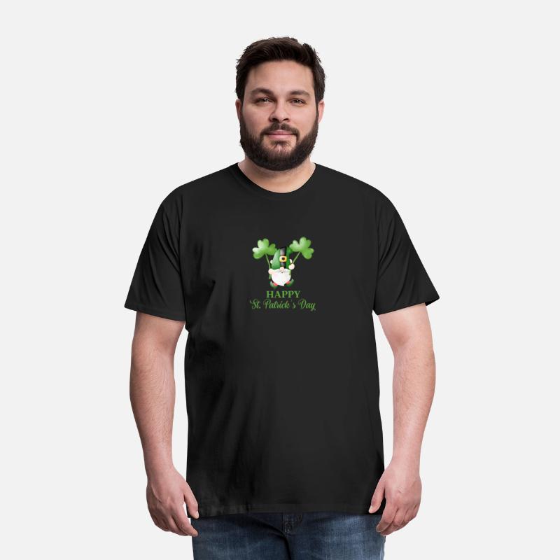 St Patricks day lucky Shamrock leopard gnomes Iris