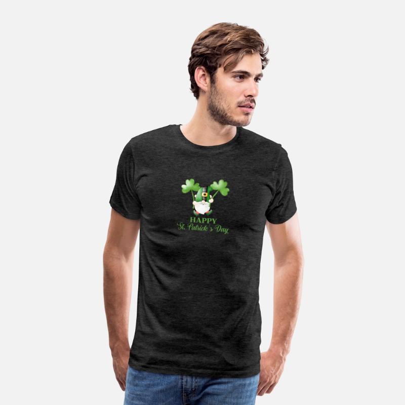 St Patricks day lucky Shamrock leopard gnomes Iris