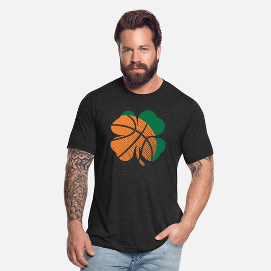 St Patricks Day Shamrock Basketball Saint Paddy's
