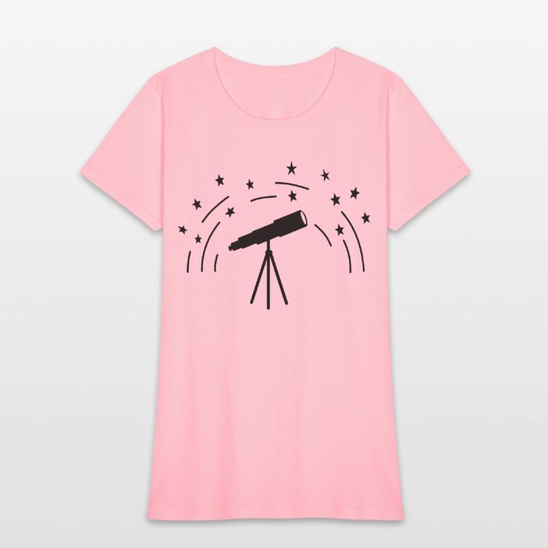 Stargazer with stars sky astronomy