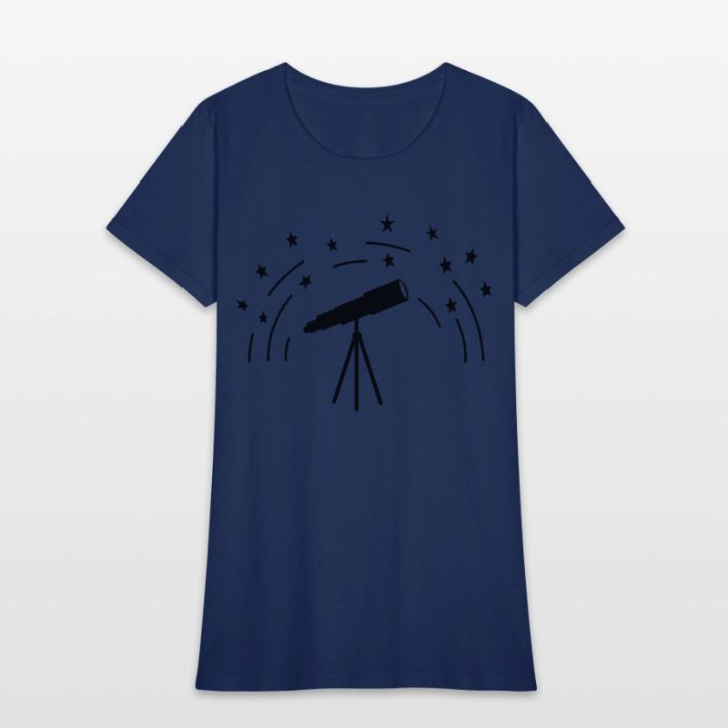 Stargazer with stars sky astronomy