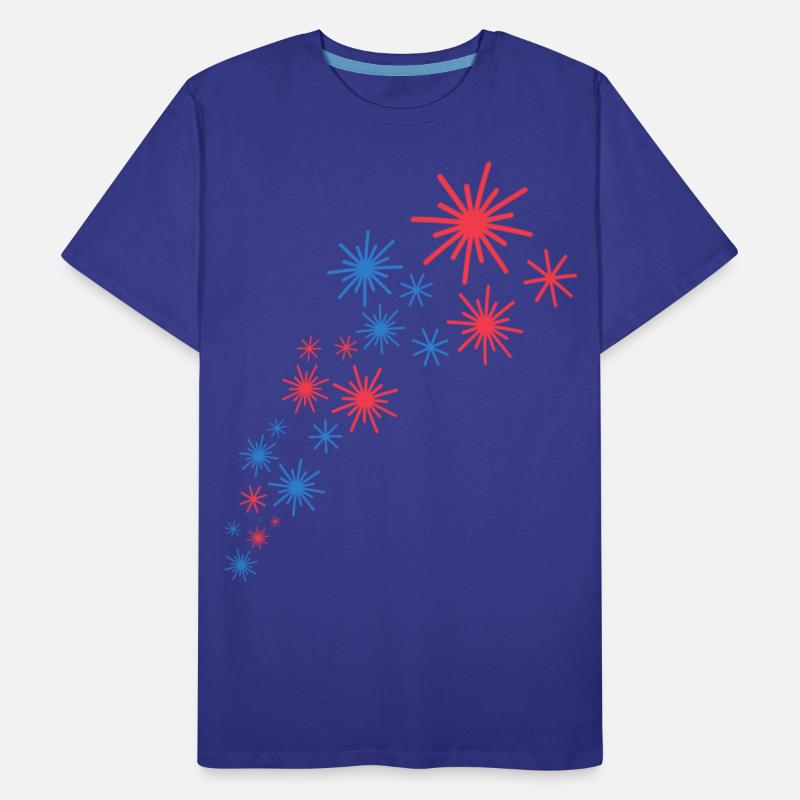 Starry Sky In Blue And Red