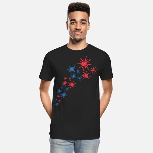 Starry Sky In Blue And Red