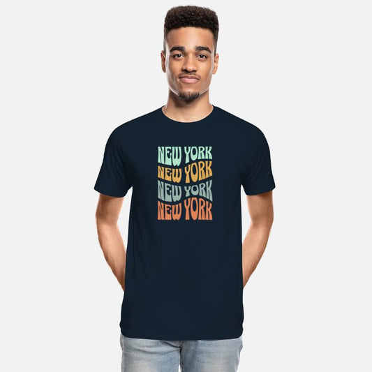 State Of New York Retro Aesthetic Groovy Font