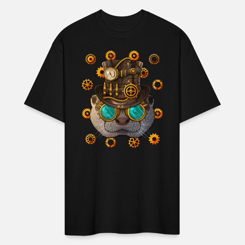 Steampunk Otter Medieval Victorian Steam Powered A