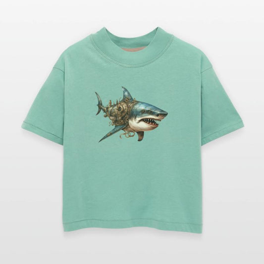 Steampunk Shark Art Under Sea Multi Color Graphics