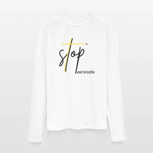 Stop and Breathe - Mindfulness Quote Design