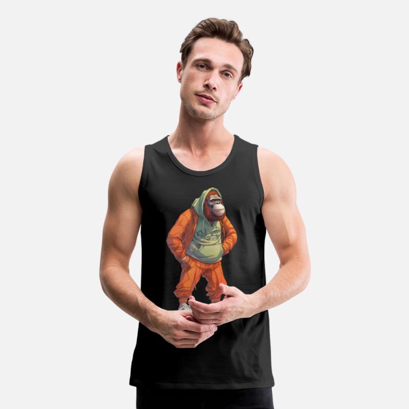 Street Art Orangutan Urban Rap Street Monkey