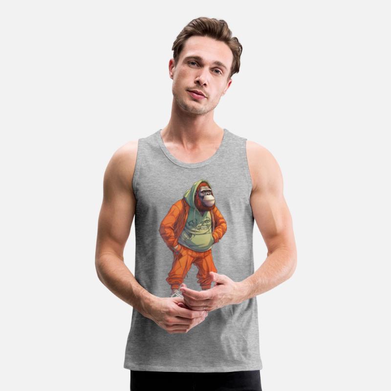 Street Art Orangutan Urban Rap Street Monkey