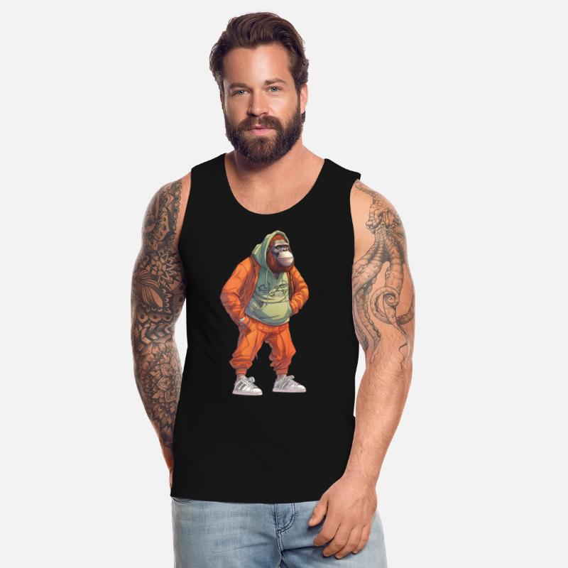 Street Art Orangutan Urban Rap Street Monkey