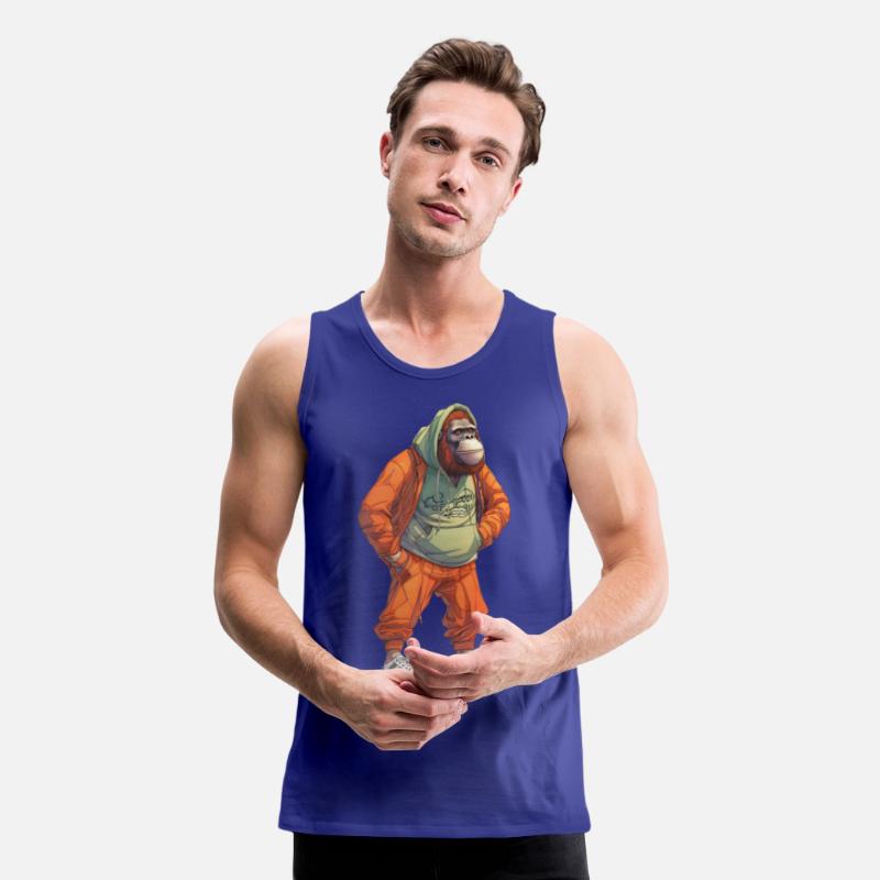 Street Art Orangutan Urban Rap Street Monkey
