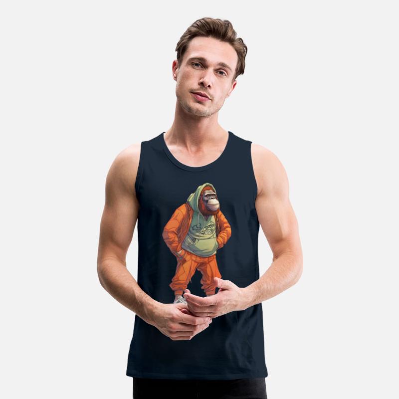 Street Art Orangutan Urban Rap Street Monkey