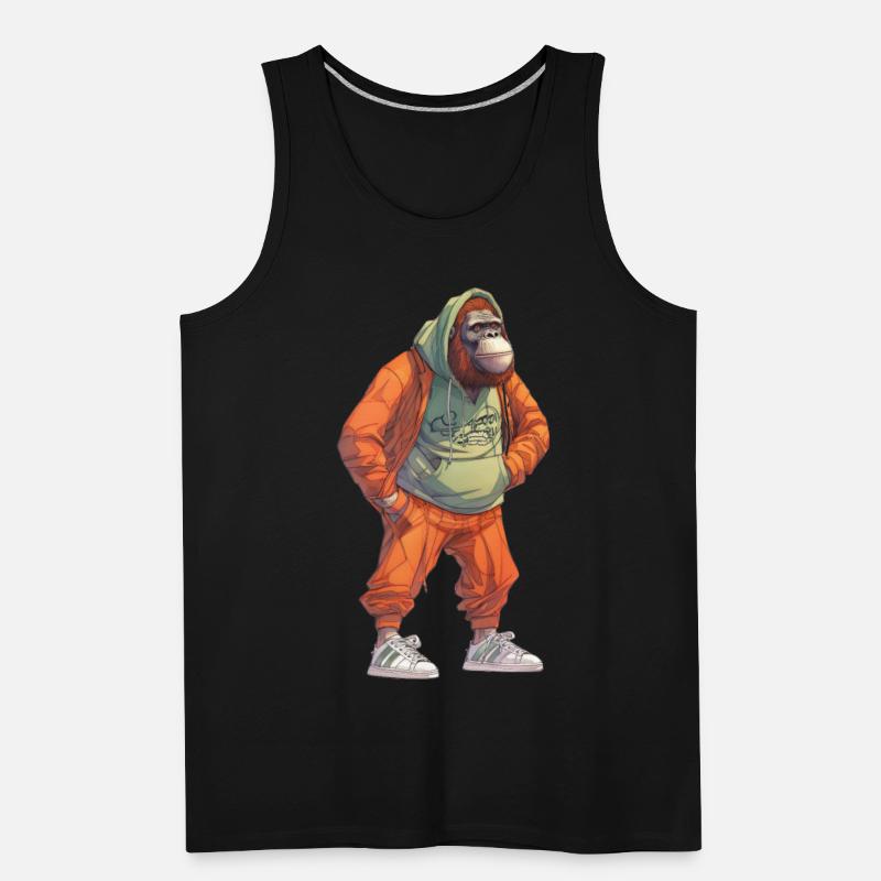 Street Art Orangutan Urban Rap Street Monkey
