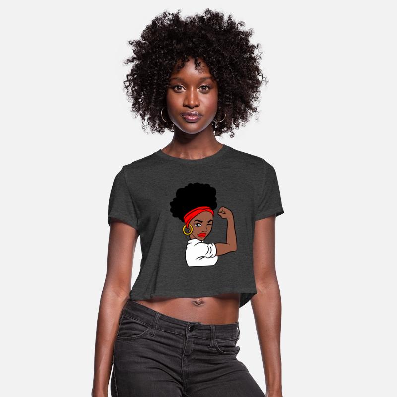 Strong Black Woman with Natural Hair