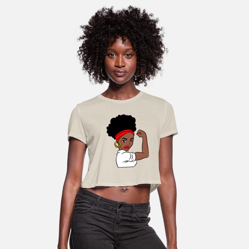 Strong Black Woman with Natural Hair