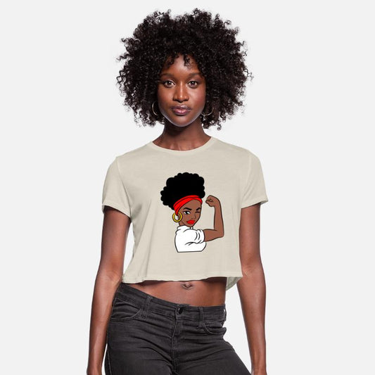 Strong Black Woman with Natural Hair