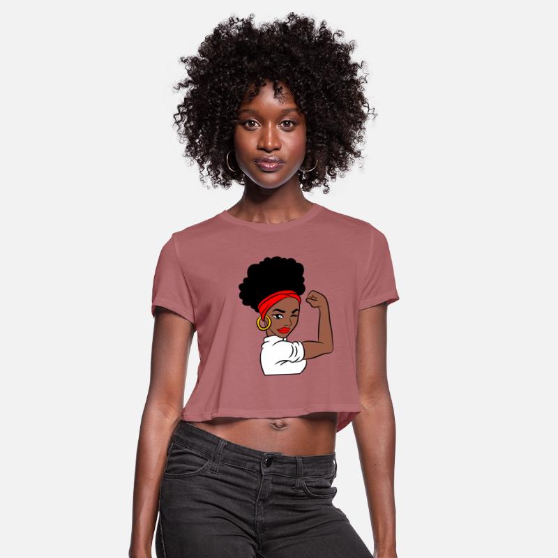 Strong Black Woman with Natural Hair