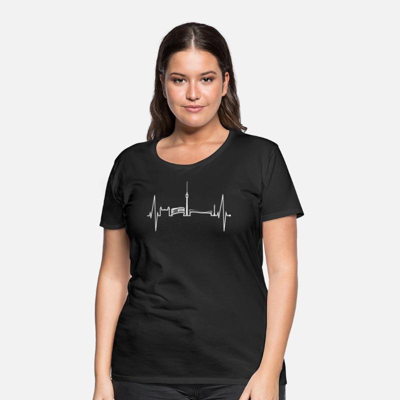 Stuttgart Skyline Heartbeat Germany Fan Heart Love