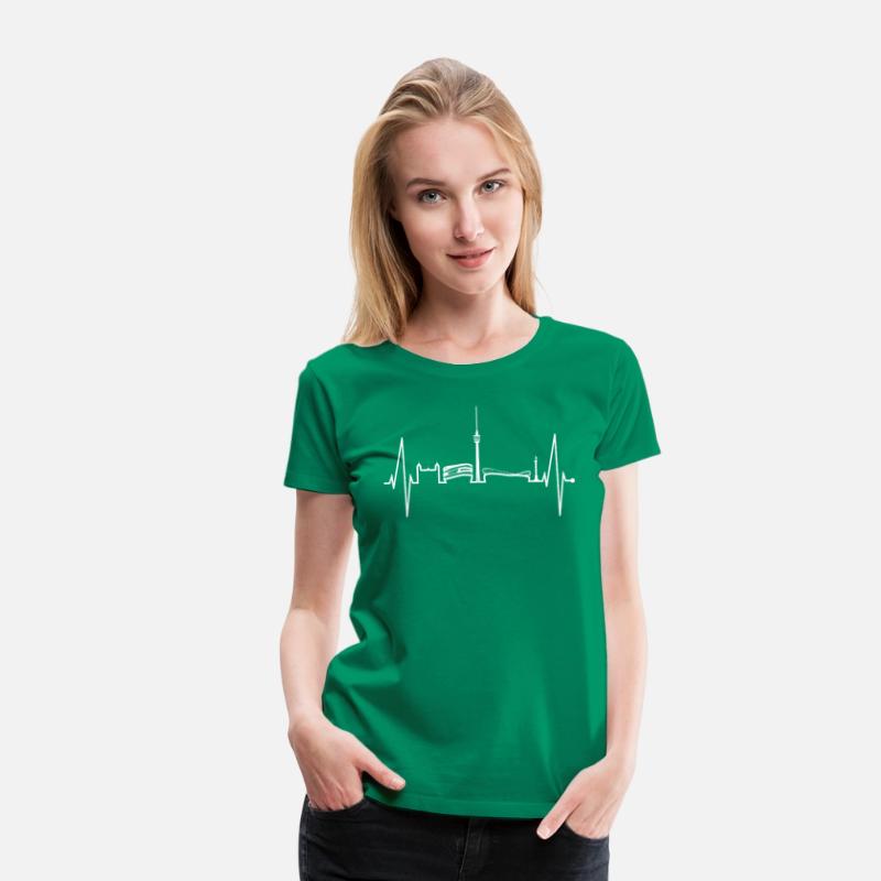 Stuttgart Skyline Heartbeat Germany Fan Heart Love