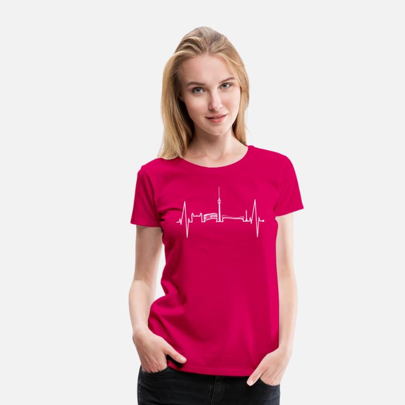 Stuttgart Skyline Heartbeat Germany Fan Heart Love