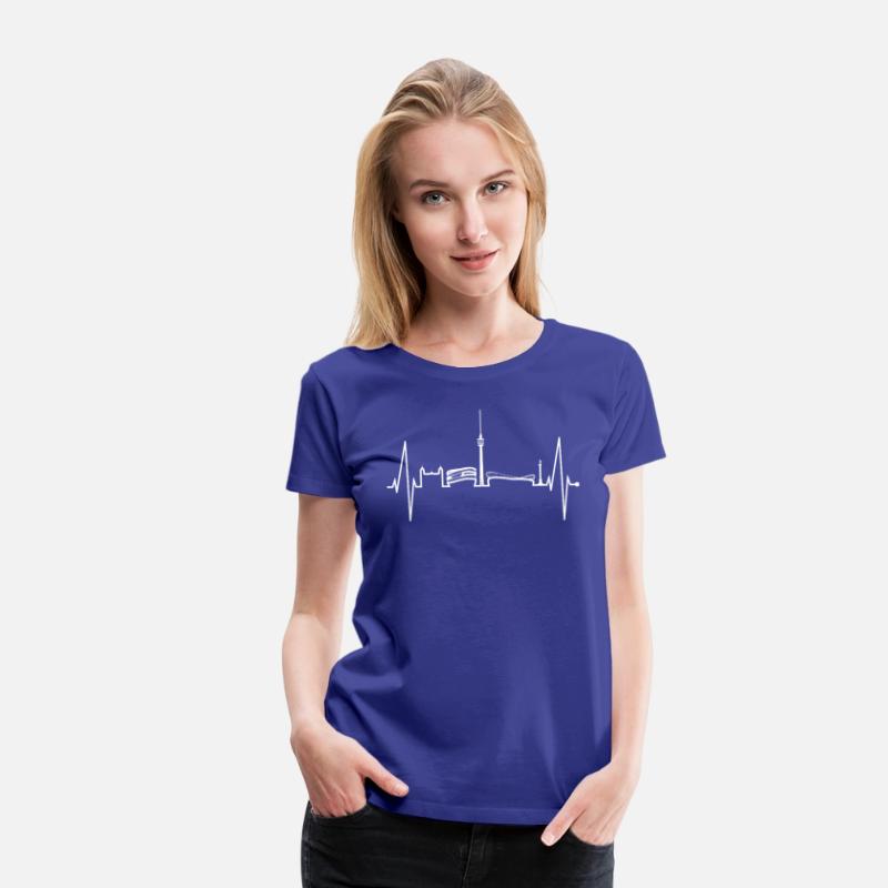 Stuttgart Skyline Heartbeat Germany Fan Heart Love