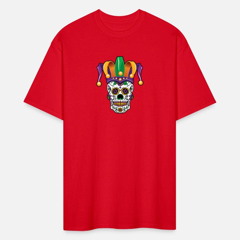 Sugar Skull Mardi Gras Carnival New Orleans style