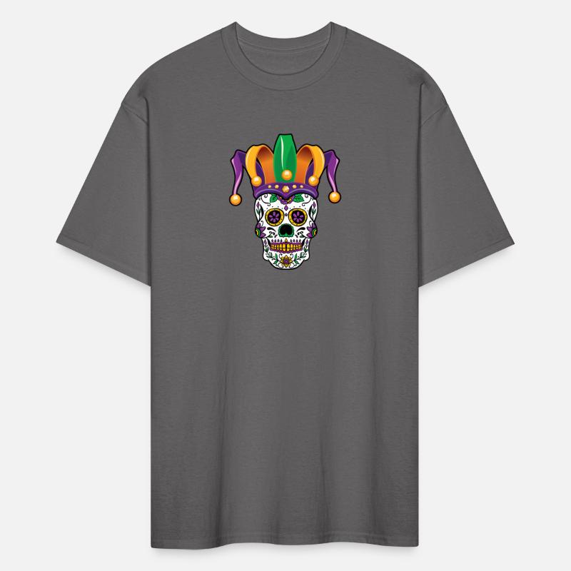 Sugar Skull Mardi Gras Carnival New Orleans style