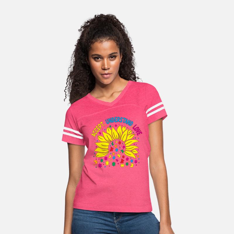 Sunflower Accept Understand Love Autism Awareness