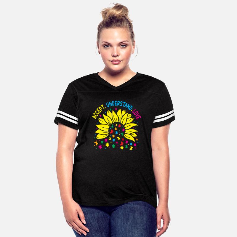 Sunflower Accept Understand Love Autism Awareness