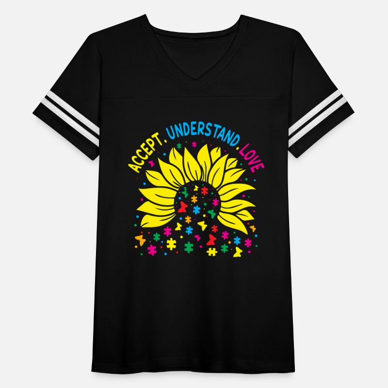 Sunflower Accept Understand Love Autism Awareness