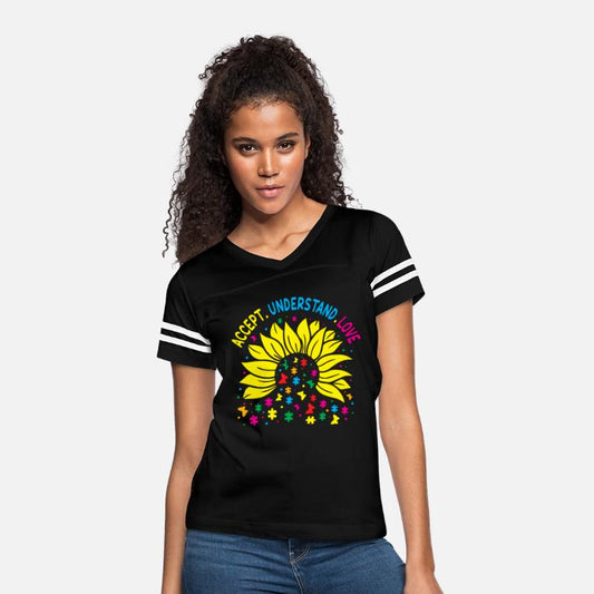 Sunflower Accept Understand Love Autism Awareness