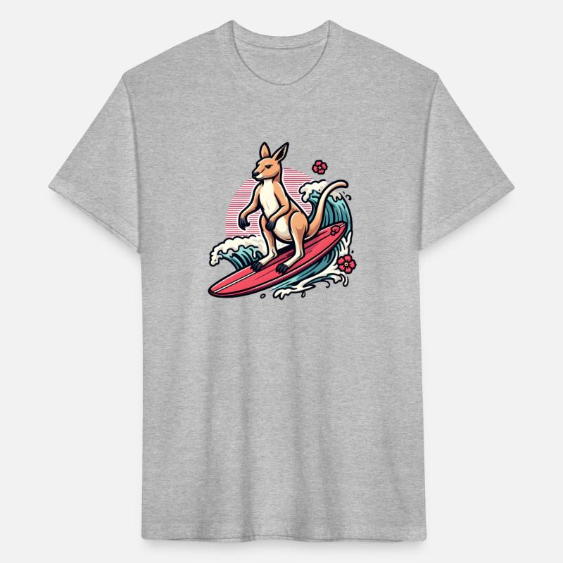 Surfing kangaroo