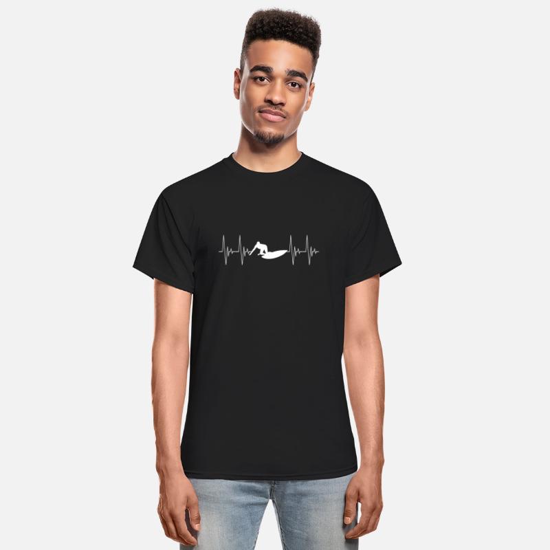 Surfing men heartbeat sport EKG surfing