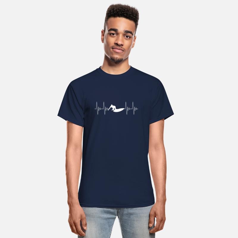 Surfing men heartbeat sport EKG surfing