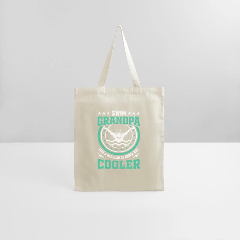 Swim Grandpa - Vintage Circle Swimmer Design