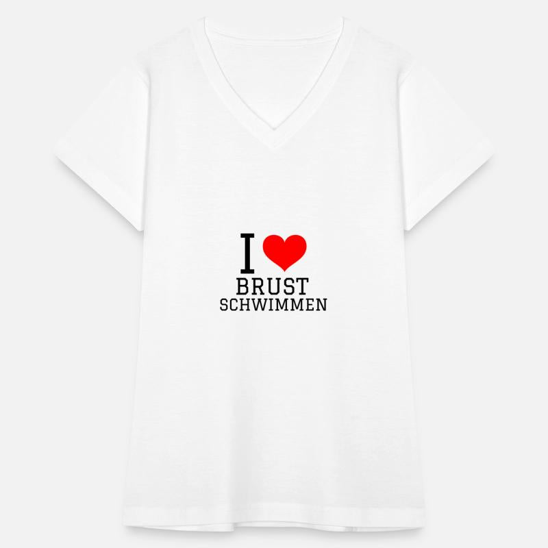Swimming Funny Saying German I Love Breaststroke