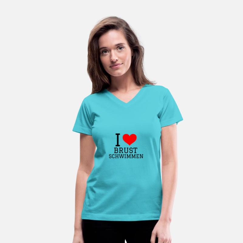 Swimming Funny Saying German I Love Breaststroke