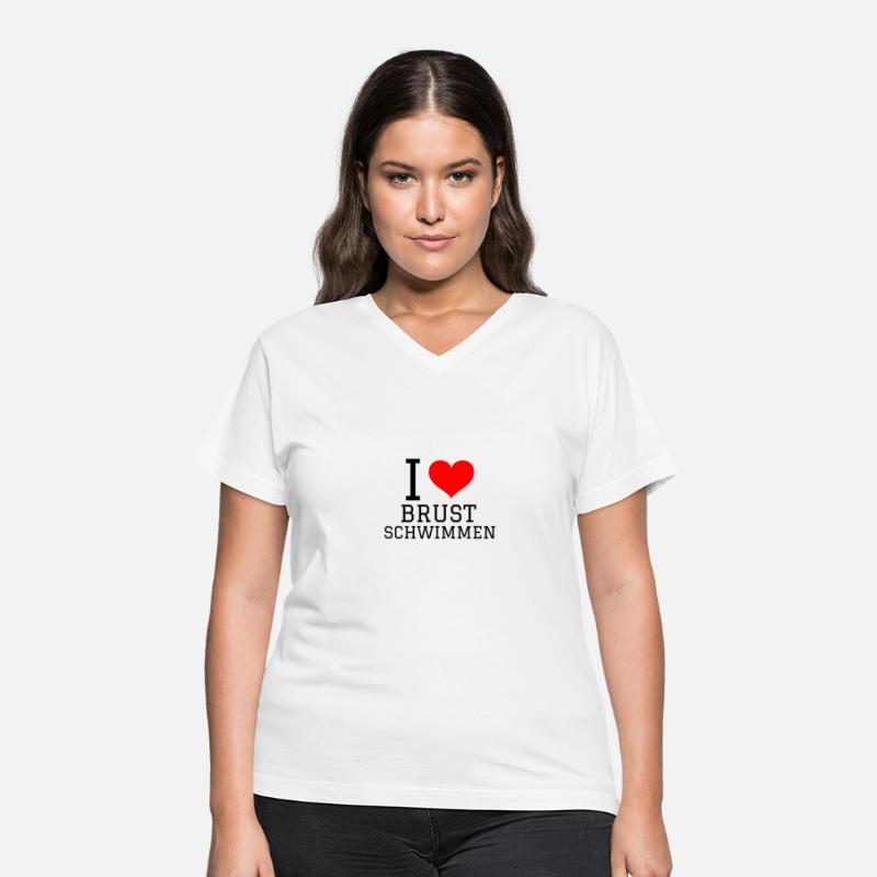 Swimming Funny Saying German I Love Breaststroke